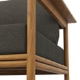 thumbnail image 3 of Modway Wren Ensemble de 2 Fauteuils de Patio Extérieur, Gris Foncé, 3 of 10