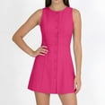 thumbnail image 6 of WRKEKC Bodycon Dresses for Women Sleeveless Crew Neck Bodycon Mini Elegant Flowy Silhouette Everyday Chic Soft, 6 of 8