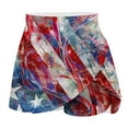 thumbnail image 4 of QATAINLAV Plus Size 4th of July Skort, Women 2024 Summer Fake Two Piece Yoga Shorts American Flag Patriotic Tennis Skirts Daily Deals of the Day Multicolor XL, 4 of 6