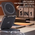 thumbnail image 3 of Cargador inalámbrico AC ISLAND 5 en 1 para MagSafe iPhone y AirPods, 3 of 8