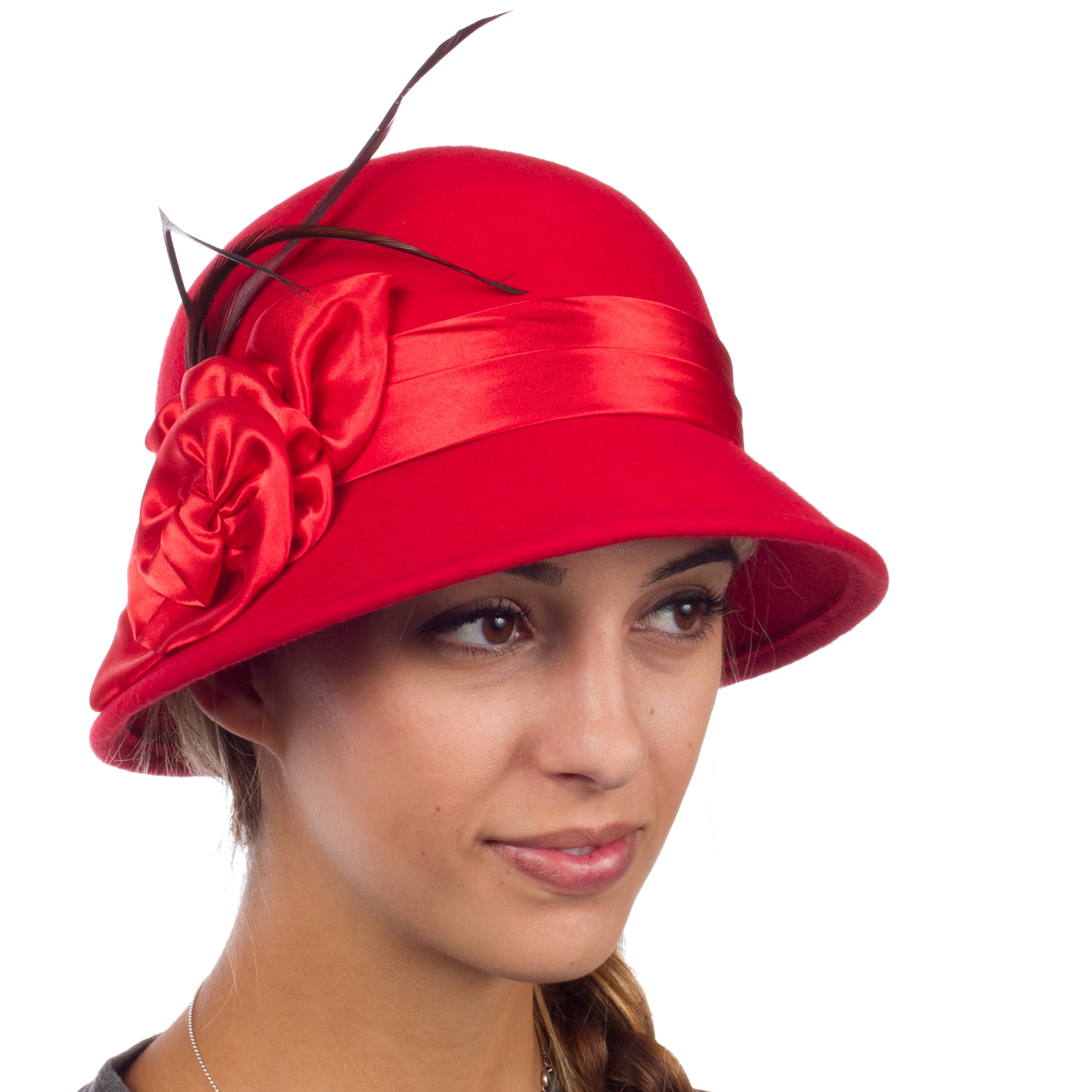 Sakkas Danielle Vintage Style Wool 