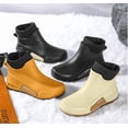 thumbnail image 4 of Women's Waterproof Rain Boots, Comfortable Pull-On Booties for Outdoor Walking, 4 of 7