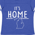 thumbnail image 4 of Inktastic It's Home State of Michigan Outline Boys or Girls Toddler T-Shirt, 4 of 5