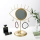 thumbnail image 2 of Organizador Del Tenedor de La Joyería Del Espejo Del Maquillaje Cosmético de La Tabla Del Espejo Decorativo Del Ojo, 2 of 6