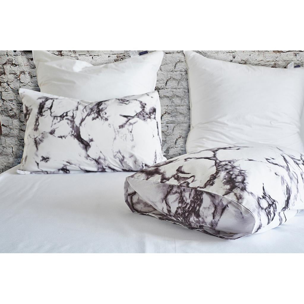 Lightweight Design for 3x Marble Style Bedding Set Comforter Cover Pillowcase 