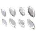 thumbnail image 2 of 10pcs/lot 4 designs flat fluted boat aluminium tart mold egg tarts holders mini cake mould jelly pudding molds DIY bakery tools (D02), 2 of 7