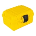 thumbnail image 4 of Caja de plástico para relojes, caja de almacenamiento para relojes, caja para coleccionistas de relojes, organizador de oficina, joyería, cosméticos, amarillo, 4 of 8