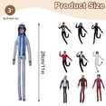 thumbnail image 3 of 2026 Mich-ael 11" Bendable Plush Figure, Poseable Stuffed Doll Gift for M-J Fans,1Pcs, 3 of 5
