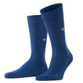 thumbnail image 1 of Burlington Calcetines Hombre - DUBLIN, Calcetín Corto, Logo, Talla Única, Color Sólido Azul (Night blue) 40-46, 1 of 6