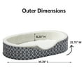 thumbnail image 7 of MidWest Homes for Pets QuiteTime Teflon Nesting Dog/Cat Pet Bed, Gray, 36 in, 7 of 7