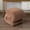 Coffee, variant on Noble House Rache 19" S-Shape Velvet Accent Ottoman, Plush Makeup Footrest Table Stool with Foam, Orange