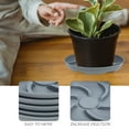 thumbnail image 3 of 5 Pcs Round Breathable Tray Bonsai Pot Plant Drip Flowerpot Bottom Trays Resin, 3 of 6
