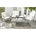 thumbnail image 2 of Safavieh Bradbury Outdoor Modern 4 Piece Living Set with Cushion, 2 of 8
