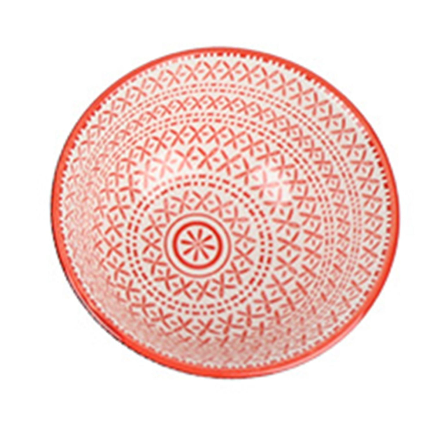 Bowl Pocillo Loza Rojo 12X6,5 Cms