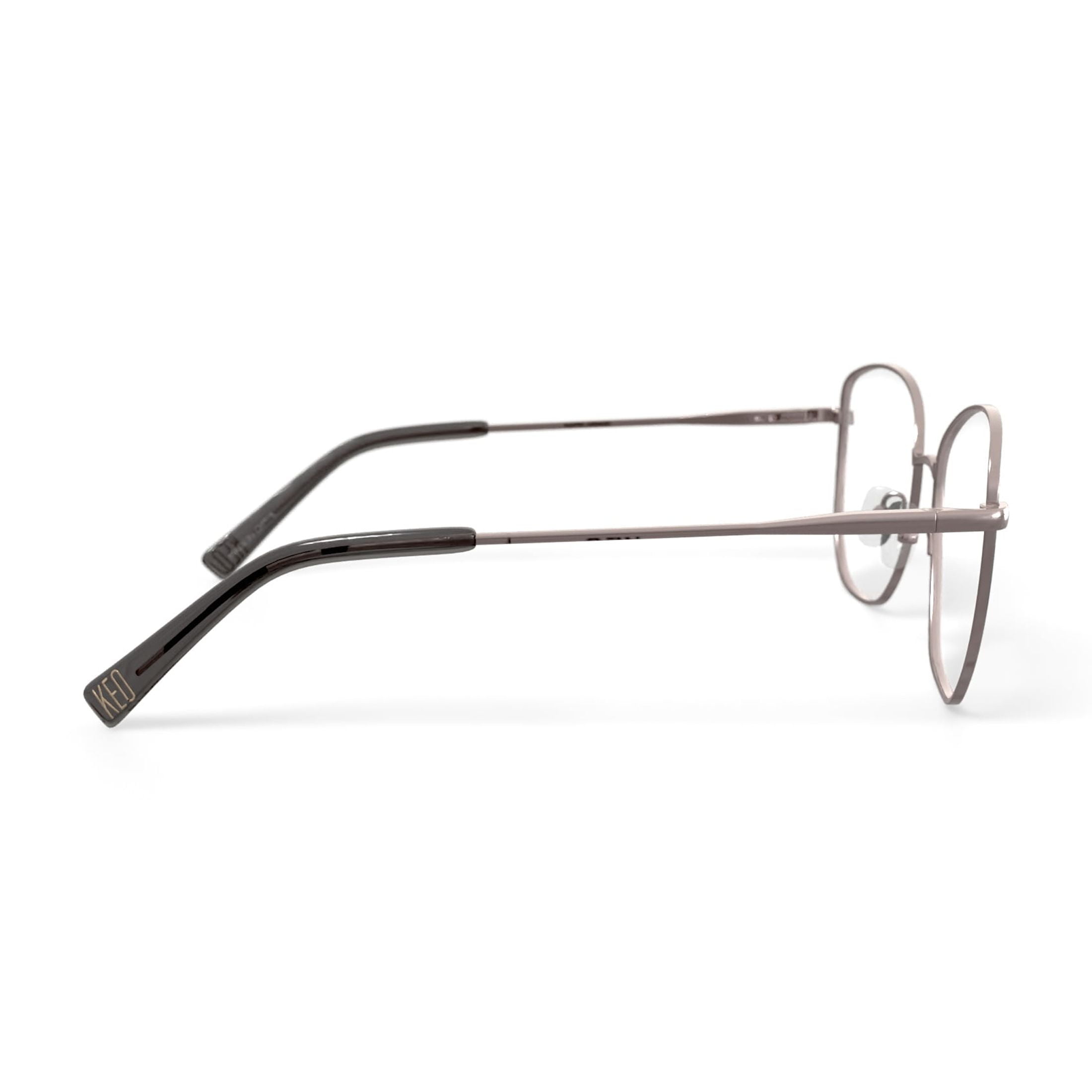 Keo Women's Kapri Rectangular Prescription Eyeglasses with Case