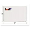 Mastervision Grid Planning Board w/ Accessories 1x2" Grid 72x48 White/Silver MA2792830A