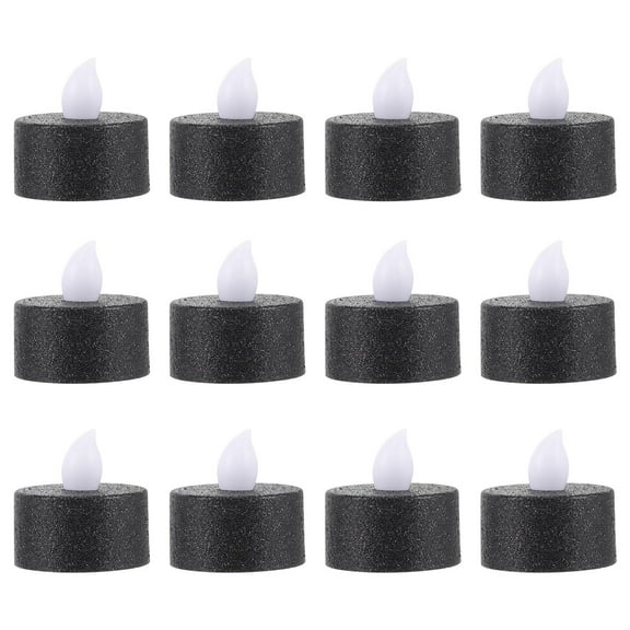 LABSERRON Fake Small Candles 12Pcs Plastic for Safe and Use
