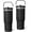 Black grey, variant on 30 oz Christmas Tumbler with Lid and Straw, Santa Tumbler Insulated Coffee Travel Mugs Cup Water Bottle Cute Christmas Gifts for Women Girls