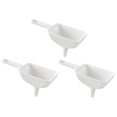thumbnail image 5 of Toyvian 3Pcs Multi Function White Wide Mouth Funnel Reusable for Wine and Household Use, 5 of 7