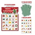 thumbnail image 4 of Christmas Bingo Game for Kids, Adults and Large Groups - Xmas Winter Holiday Bingo Cards Indoor Home Activities - Christmas Games for Families & Kids Party Supplies Holiday Gatherings, 4 of 6
