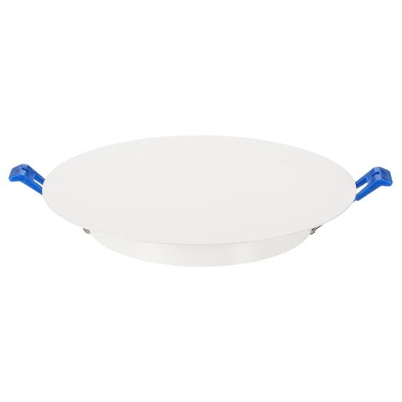 Uxcell 170mm/6.7" Round Ceiling Cover Plate, Downlight Hole Speaker Wall Hole Spring-Lock Decorative Steel Trim Cap Access Panel for 4.9-6.3" Ceiling or Drywall Openings, Matte White