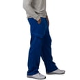 thumbnail image 3 of Vibes Men's Fleece Cargo Sweatpants Relaxed Fit Bungee Cord Open Bottom, 3 of 4