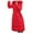 Red, variant on Fanxing Puffer Coats for Women Winter Puffer Coat Maxi Long Down Coat Solid Overcoat