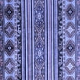 thumbnail image 1 of Ahgly Company Indoor Square Oriental Blue Modern Area Rugs, 8' Square, 1 of 4