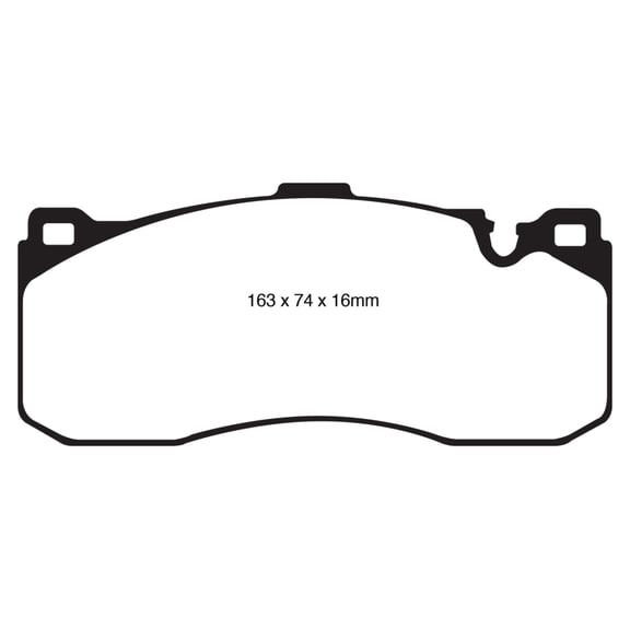 EBC 08-10 BMW 135 3.0 Twin Turbo Redstuff Front Brake Pads