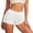 C-White164, variant on DHFJKG Summer Swim Shorts For Women Solid Color Ruched High Waist Tummy Control Swimwear Bottoms Comfortable Water Sports Versatile Beachwear