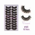 thumbnail image 1 of False Eyelashes Natural Look 10 Pairs Reusable Adhesive Eyelashes, 1 of 4