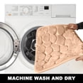 thumbnail image 6 of Memory Foam Bath Mat Rug 32x20, Soft and Absorbent Cobblestone Bathroom Rugs, SBR Non-Slip Bottom, Comfortable, Quick Dry Machine Washable Bath Carpet for Bathroom, Tub and Shower, 6 of 9