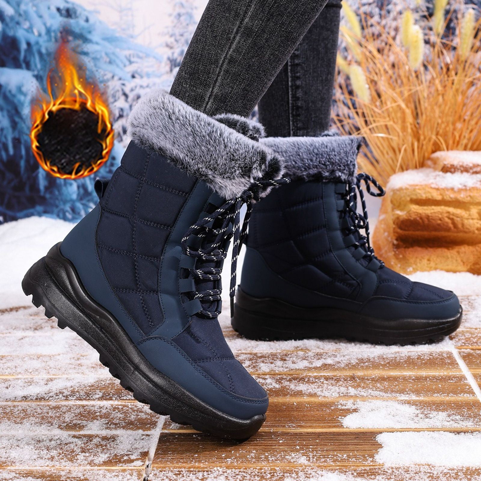 womens warm duck boots