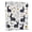 Black White Rabbits and Stars, variant on Haosy Hardcover 3 Ring Binder 1.5 Inch Ring Decorative Binder Organizer for Home School Office, Sand