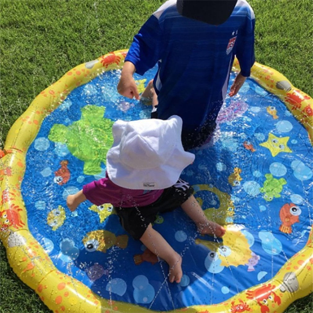 Outdoor Water Play Mat Sprinkler Kids Toy Activity Toddlers Baby Outdoor Water Play Mat Sprinkler Kids Toy Activity Toddlers Baby Pool Fun New