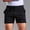 Black, variant on ZZwxWA Gym Shorts Online Shopping Sports Loose Fit Quick-Dry Short Pants Male Casual Printed Shorts Breathable Elastic Holiday Beach Clothing Cozy Style Workwear Trousers Summer Pockets Pants