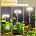 thumbnail image 5 of Skksst LED Halo Plant Grow Light Ring Dimmable Full Spectrum Indoor Succulent Hydroponic Sunlight Lamp, 5 of 7