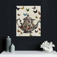 thumbnail image 4 of Nawypu Butterflies in Teapot Dictionary Wall Art Print - Vintage Home Decor For Kitchen, Dining Room - Cool Unique Steampunk Gift - Shabby Chic Rustic, 4 of 4