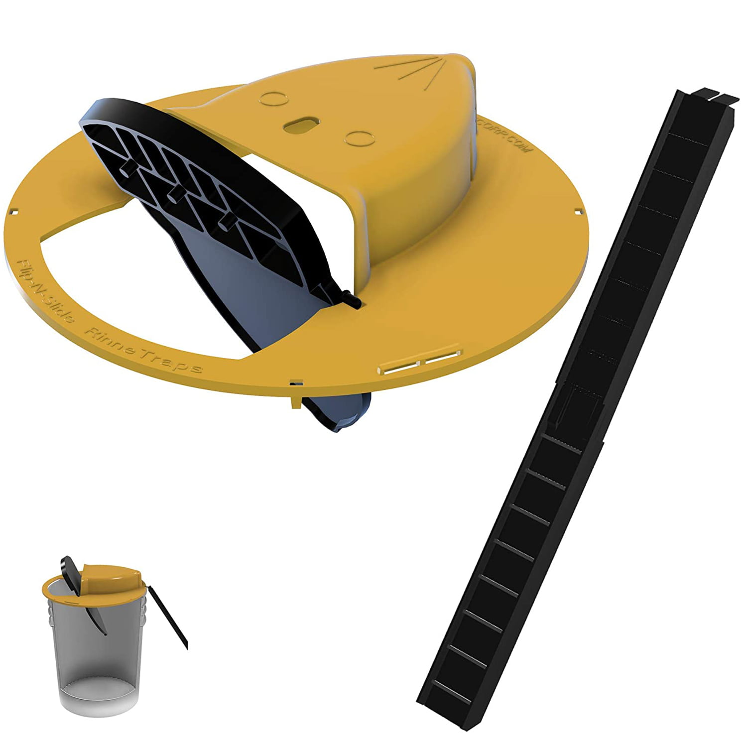 Details about   Flip N Slide Bucket Lid Mouse Trap Automatic Mouse Trap Buckets Compatible 