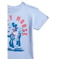 thumbnail image 6 of Mickey Mouse Toddler Graphic Patriotic Americana Americana Crewneck Tee with Short Sleeves, Sizes 12M-5T, 6 of 6