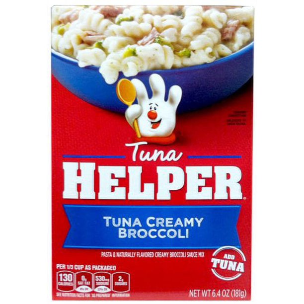 Betty Crocker TUNA CREAMY BROCCOLI Tuna Helper 6.4oz (4 Pack)