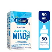 Enfamil Fer-In-Sol Iron Supplement Drops for Infants & Toddlers, Supports Brain Development, 50 mL Dropper Bottle