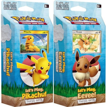 Pokemon Tcg Lets Play Pikachu Lets Play Eevee Theme Decks Both Decks