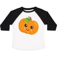thumbnail image 3 of Inktastic Smiling Pumpkin, Orange Pumpkin, Halloween Boys or Girls Toddler T-Shirt, 3 of 5