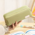 thumbnail image 7 of Large Capacity Pencil Case with 3 Compartments, Double‑Open & Four‑Open Design, Portable Pen Pouch for Students, Teens and Adults, 7 of 7