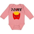 thumbnail image 3 of Inktastic Fry Lover I Love French Fries Boys or Girls Long Sleeve Baby Bodysuit, 3 of 5