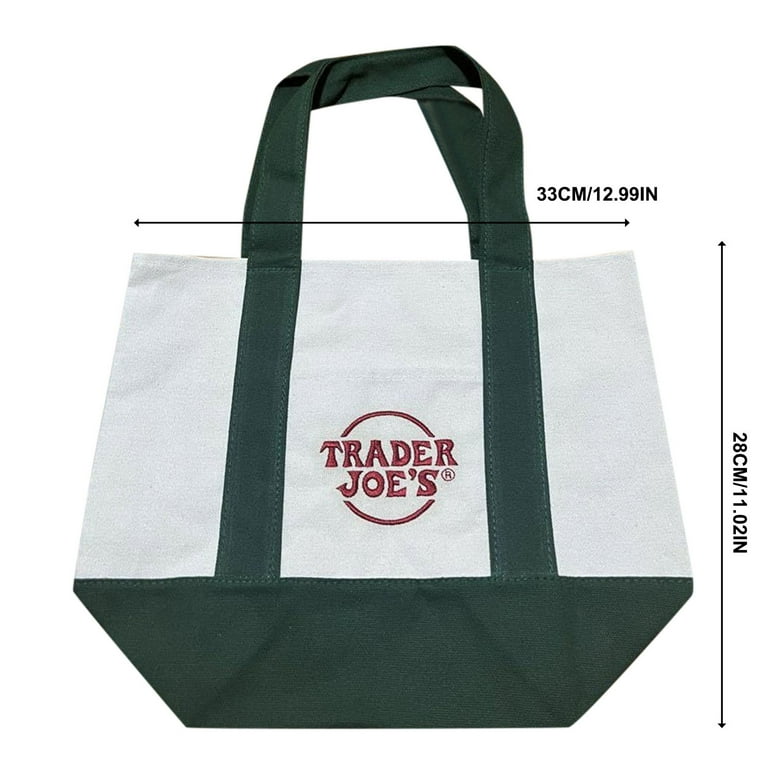 Trader Joe's Pastel Mini Canvas Tote Bags, 2025 LIMITED