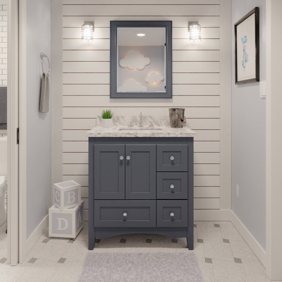 Kitchen Bath Collection Abbey 36'' Single Bathroom Vanity Set