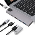 thumbnail image 4 of Adaptador multipuerto dual tipo C HUB con lector de tarjetas de memoria USB3.0 HDMI Para MacBook Pro/Air Ormromra, 4 of 8