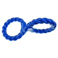thumbnail image 1 of Infinity ZD2053 19 TPR & Rope Double Ring Twist Tug Toy, Blue, 1 of 1